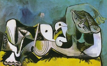  couche Kunst - Frau nackt couchee 1941 kubist Pablo Picasso